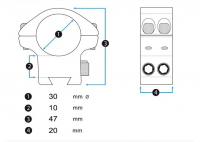 Montage Element Optics Accu-Lite 30 mm Medium Weaver/Picatinny