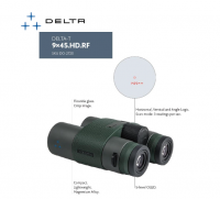 Delta Optical T 9x45 HD RF-afstandsmeter